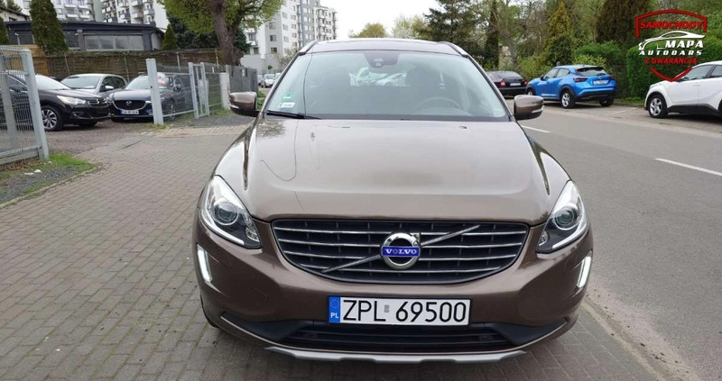 Volvo XC 60 cena 89900 przebieg: 145259, rok produkcji 2016 z Mieszkowice małe 407